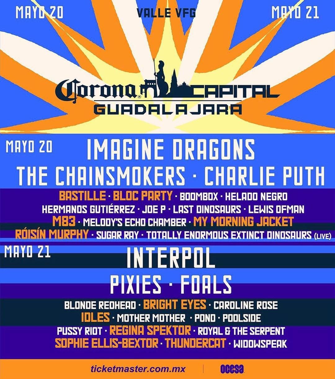 Imagen relacionada con ¡Corona Capital Guadalajara está por llegar! 